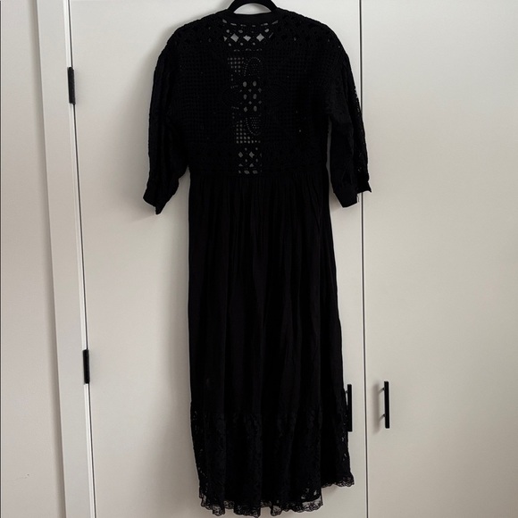 :Price Firm: Anthropologie Mixed Lace Crochet Duster - Picture 6 of 12